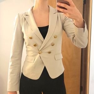 H&M cream jacket. Size 4